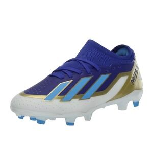 Adidas X Crazyfast League Messi Soccer Cleats Mens 11 Lucid Blue Gold ID0711 NEW